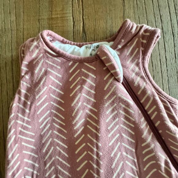 Kyte Baby Sleep Bag in Dusty Rose Herringbone 1.0 - Size M - Picture 5 of 5
